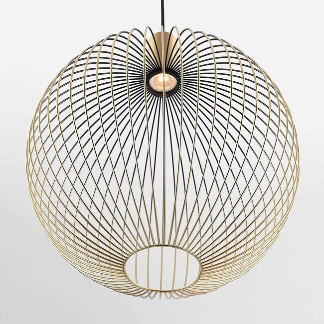 Pendelleuchte Nobla Ø40 cm - Metall in Schwarz und Gold