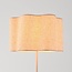 Stehlampe Hiros beige mit Leinenschirm