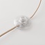 Stehlampe Hiros beige mit Leinenschirm
