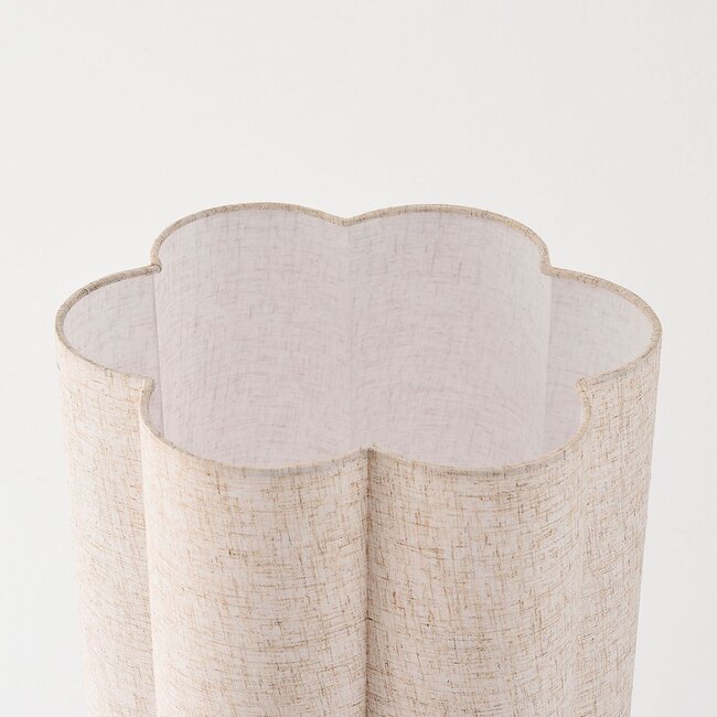 Japandi Stehleuchte Hika Leinen