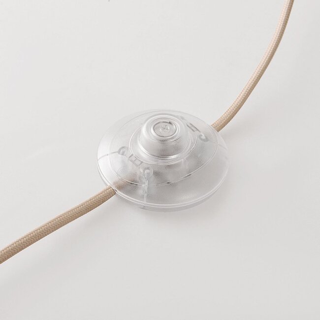 Japandi Stehleuchte Hika Leinen