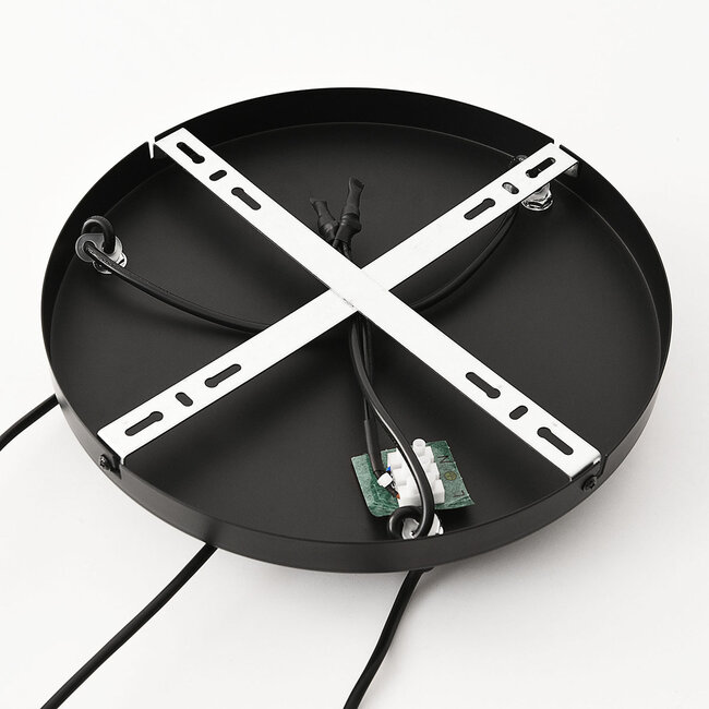 3-flammige Design-Hängeleuchte mit amber Glas - Orina