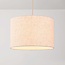 Pendelleuchte Avano - Beige mit Leinenschirm