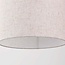 Pendelleuchte Avano - Beige mit Leinenschirm
