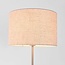 Stehleuchte Avana beige mit Leinen-Schirm