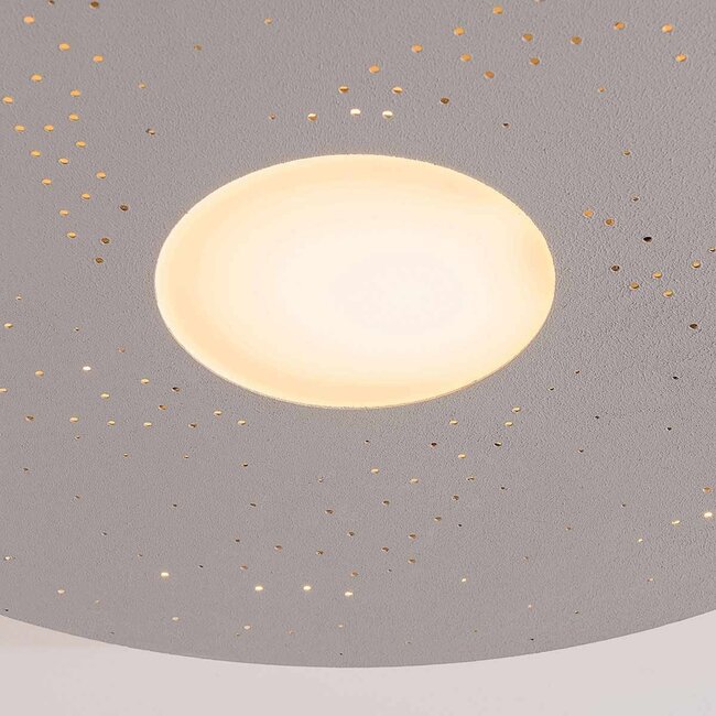 Deckenleuchte Lyra 3-stufig dimmbar LED - grau