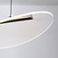 Designer-Pendelleuchte Flectra mit 3-stufig dimmbaren LEDs und Gittermuster - schwarz