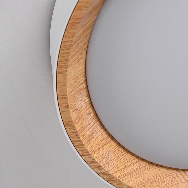 Design LED-Deckenleuchte Larios 3-stufig dimmbar Ø29 cm - weiß