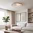 Deckenleuchte Eclipse 3-stufig dimmbar LED - weiß und grau