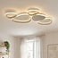 Design Deckenleuchte Zinara mit integrierter LED, 3-stufig dimmbar - sandbeige