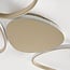 Design Deckenleuchte Zinara mit integrierter LED, 3-stufig dimmbar - sandbeige