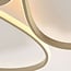Design Deckenleuchte Lirina mit integrierter LED, 3-stufig dimmbar - sandbeige