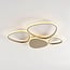 Design Deckenleuchte Lirina mit integrierter LED, 3-stufig dimmbar - sandbeige