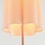 Moderne Stehleuchte Oia mit Leinenkappe in Beige