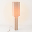 Stehlampe Hika Japandi aus Leinen