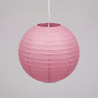 Rosa Nylon-Lampion für den Außenbereich