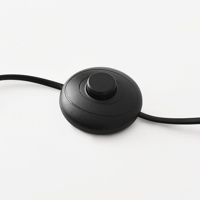 Pilz-Stehlampe Alexi aus Metall in Braun