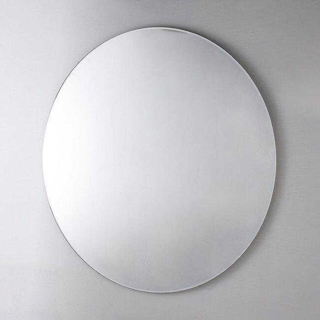 Badezimmerspiegel Reflecta Ø80 cm Berührungssteuerung, einstellbare Lichtfarbe