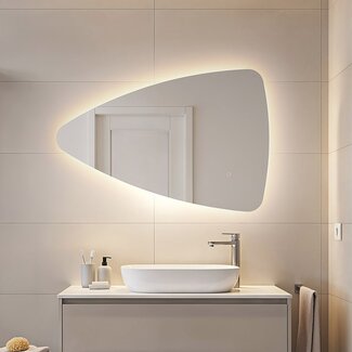 Badezimmerspiegel Vitra 90 x 60 cm Berührungssteuerung, einstellbare Lichtfarbe