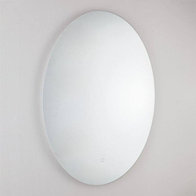 Badezimmerspiegel Illura 60 x 80 cm, touch-dimmbar, Lichtfarbe einstellbar, mit Heizung