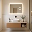 Badezimmerspiegel Sari mit einstellbarer LED, Touch-Dimmer und Heizung – 60x80 cm