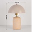Tischlampe Celestine - Keramikfuß mit Limestone-Effekt