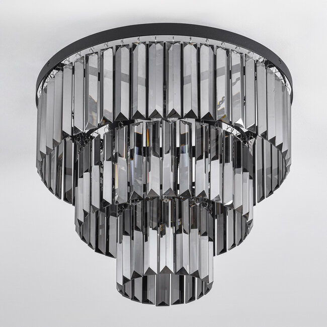 Luxuriöse schwarze Deckenleuchte - Royce