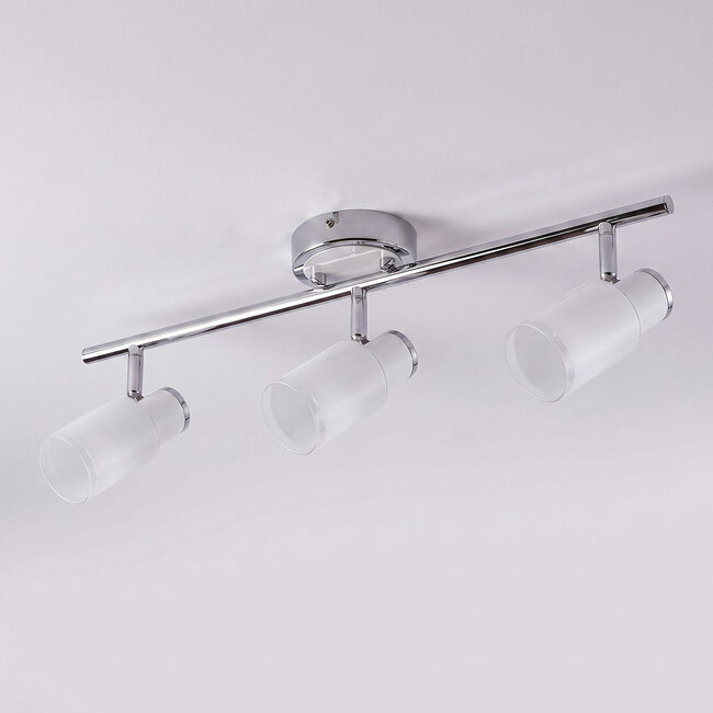Moderner Deckenstrahler silber, 3-flammig - Kali