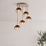 Deckenlampe Carat mit Ombré-Glas in Beige