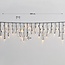 Eiszapfen-Lichterkette erweiterbar | ab 3 Meter mit 114 LEDs - extra warm | Gummi