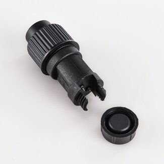 Anschlussstecker für Illu Lichterketten - schwarz