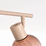 Verstellbare Deckenleuchte Lorie 3-flammig mit Ombre-Glas - Beige