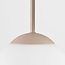 Deckenleuchte Carat aus Travertin (Naturstein) mit milchweißem Glas, 5-flammig - beige