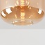 Soli Deckenleuchte, beige mit amber Glas