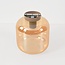 Soli Deckenleuchte, beige mit amber Glas