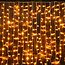 Lichtvorhang erweiterbar weiß | ab 2 Meter | 300 LEDs | 2200K extra warmweiß | Gummi