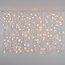 Lichtvorhang erweiterbar weiß | ab 2 Meter | 300 LEDs | 2200K extra warmweiß | Gummi