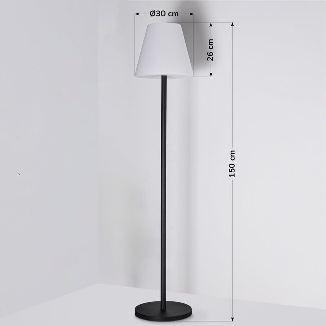 Solar-Stehleuchte Verdi – 150 cm
