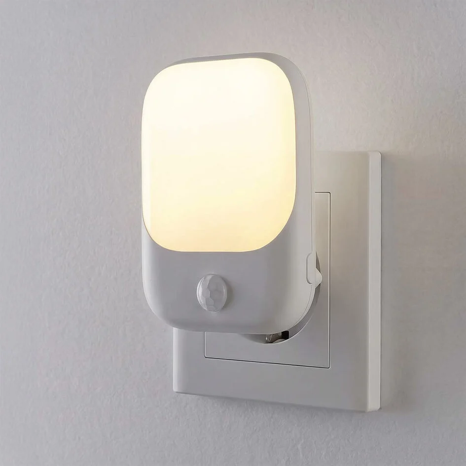 Nachtlicht mit Bewegungssensor oder Lichtsensor