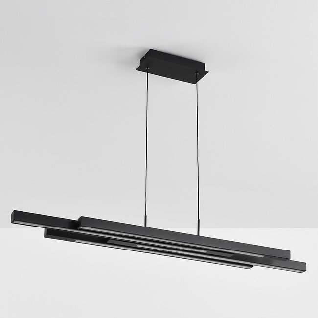 Design-Pendelleuchte schwarz mit 3-Stufen-Dimmer - Liana