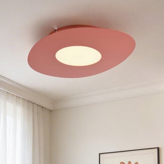 Deckenleuchte Malina mit integrierter LED - Terrakottarot