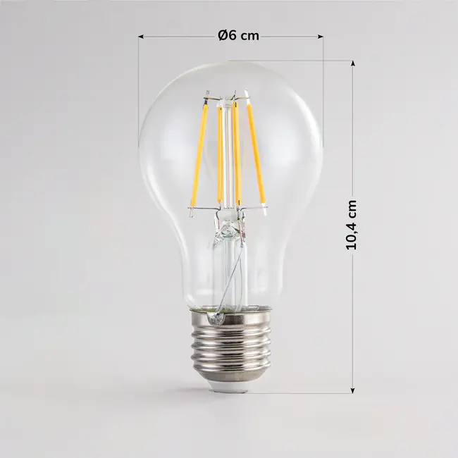 Illu-Lichterketten-Set mit 3-stufig dimmbarer Lampe 4,5W oder 7W in 2700K, Ø60 mm