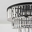 Deckenlampe Cristel 4-flammig mit Kristallen aus klarem Glas