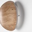 Wandleuchte Jawie aus Travertin mit integrierter LED - Beige