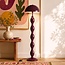 Design-Stehleuchte Mura Burgundy (Dunkelrot) aus Metall