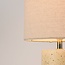 Tischlampe Marisol mit Keramikfuß und Stoffschirm