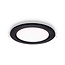 12W LED Downlight rund mit einstellbarer Farbtemperatur - Ø170mm in Schwarz