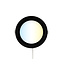 12W LED Downlight rund mit einstellbarer Farbtemperatur - Ø170mm in Schwarz