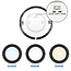 12W LED Downlight rund mit einstellbarer Farbtemperatur - Ø170mm in Schwarz