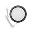 18W LED Downlight rund mit einstellbarer Farbtemperatur - Ø225mm in Schwarz
